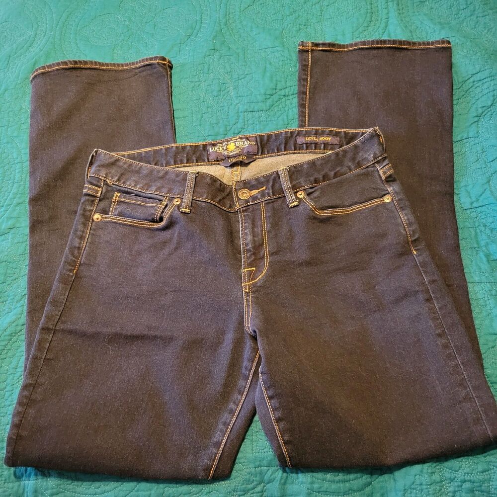 Lucky Brand Jeans Size 10/30 Leyla Boot Cut Women (32 X 29) Stretch Weekend Wear